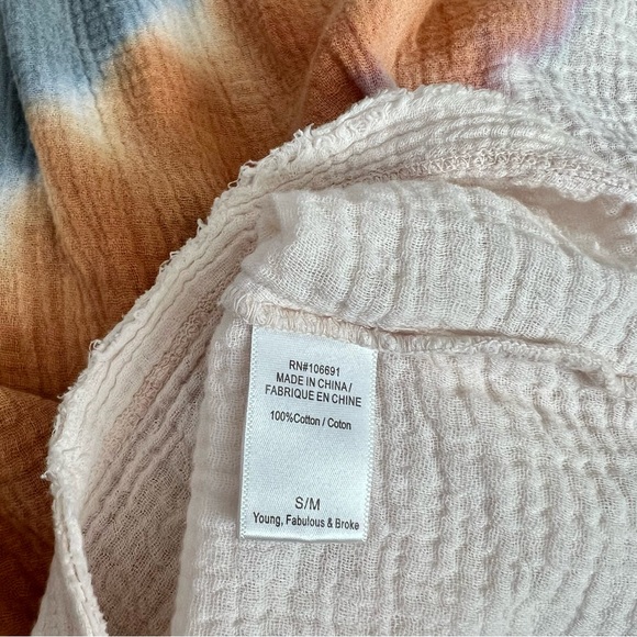 Dip-Dye Gauze Blouse - Picture 4 of 7